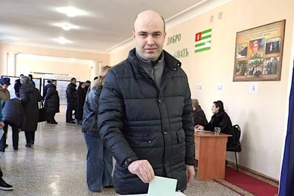 Abkhazia election polling station