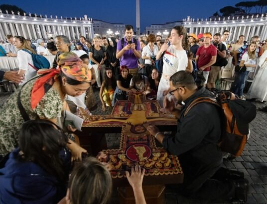 Candlelight vigil at St. Peter’s Square