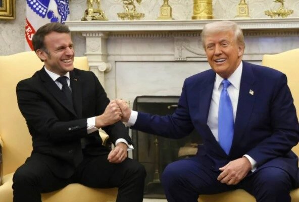 Emmanuel Macron Donald Trump