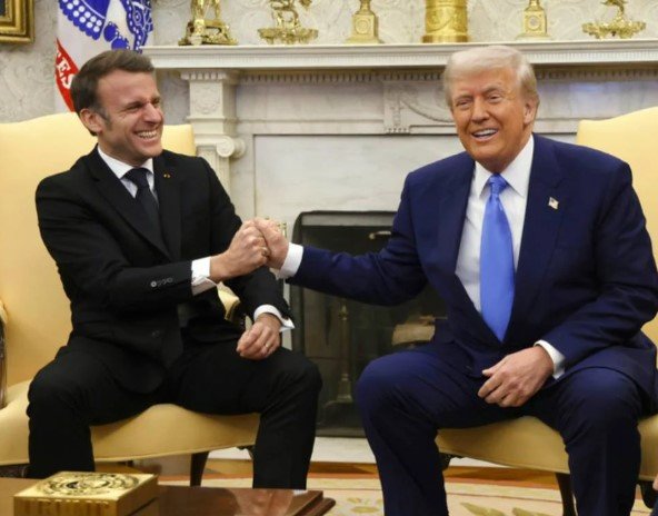 Emmanuel Macron Donald Trump