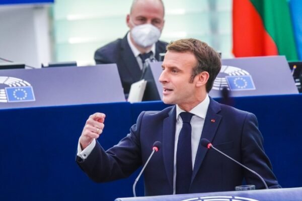 French President Emmanuel Macron hosts meeting on Europe security