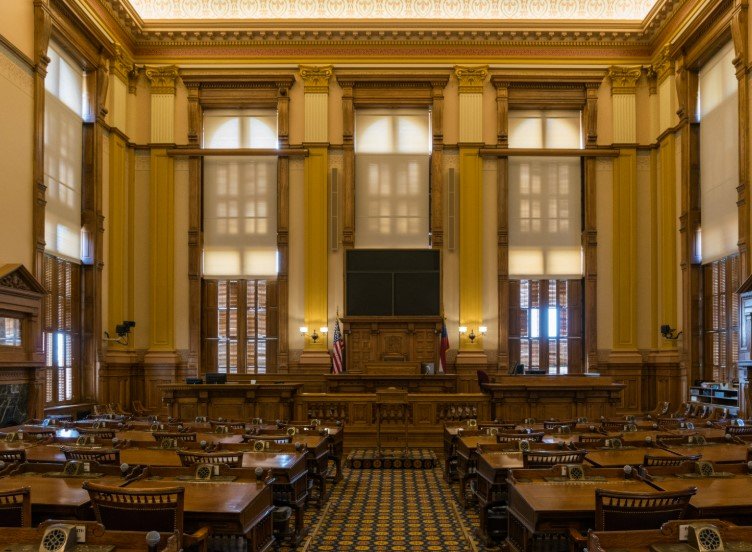 Georgia State Capitol Senate Chamber