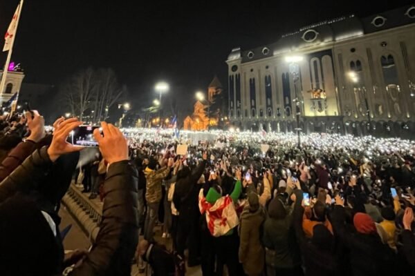 Georgian protest in Tbilisi