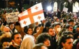 Georgian protests demonstration
