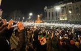 Georgian protests in Tbilisi