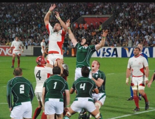 Georgian rugby team victory Spain