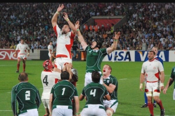 Georgian rugby team victory Spain
