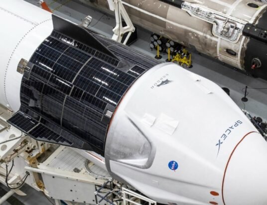 NASA SpaceX Crew Dragon capsule