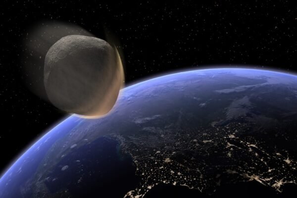 Asteroid approaching Earth