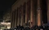 georgia protests tbilisi parliament