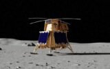 Athena Moon lander lying