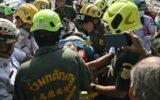 Bangkok collapsed building rescue efforts