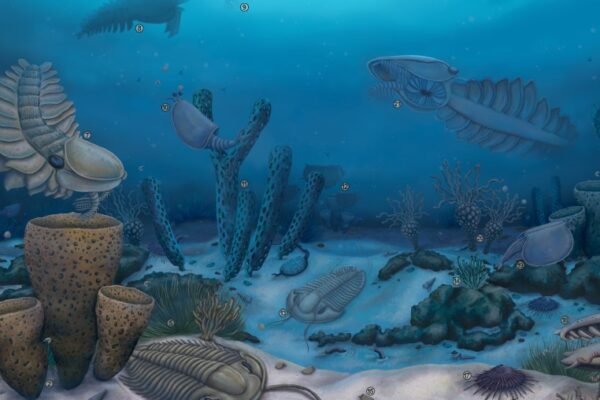 Cambrian Explosion ocean life