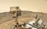 Curiosity rover Mars selfie