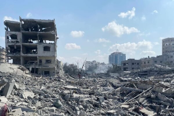 Gaza airstrike aftermath