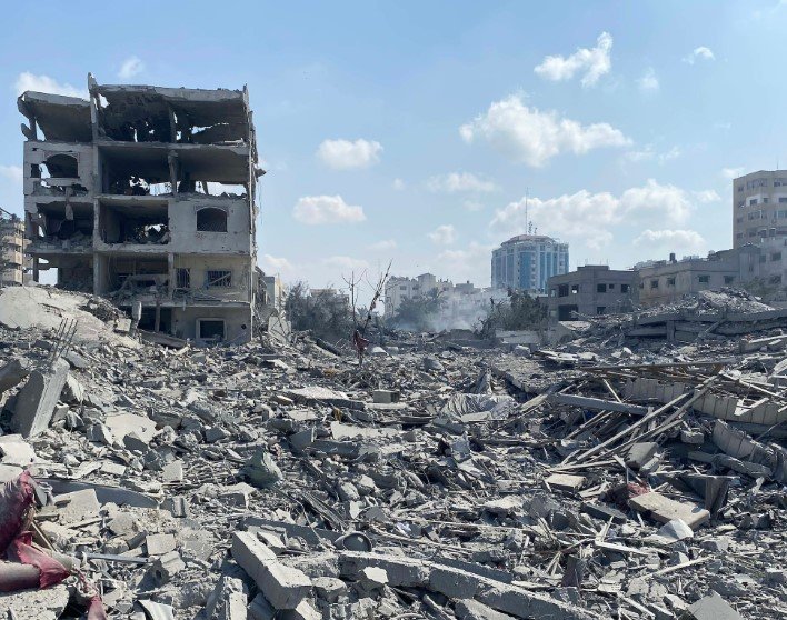 Gaza airstrike aftermath