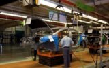 Hyundai factory assembly line workers