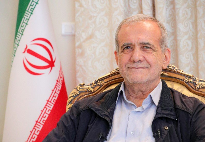 Iranian President Masoud Pezeshkian