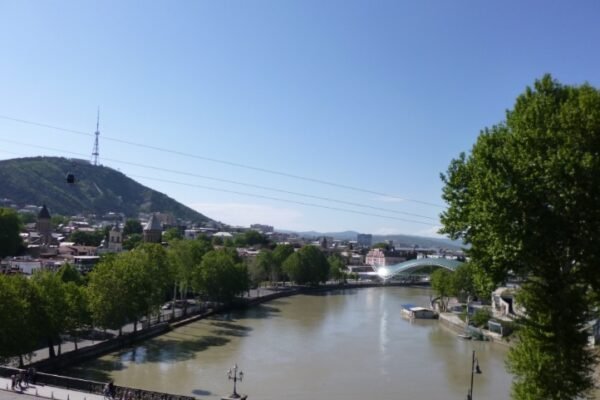 Metekhi Bridge Mtkvari River