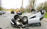 Noida Lamborghini accident site