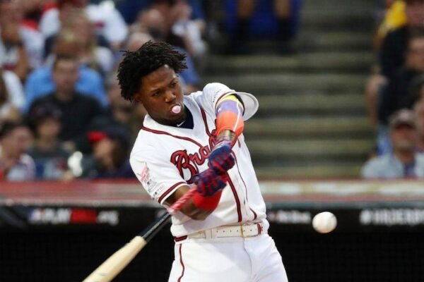 Ronald Acuña Jr. batting practice home run