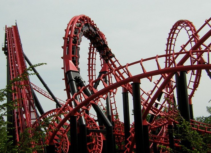 Six Flags Over Georgia roller coaster