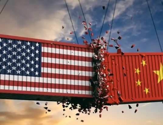 US-China trade war tariffs market