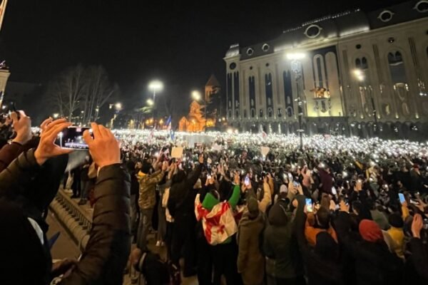 georgia protest crackdown Tbilisi