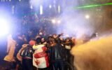 journalists covering protests in georgia