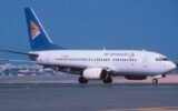 Air Astana aircraft at airport