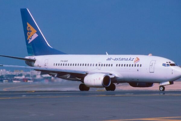 Air Astana aircraft at airport