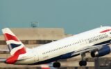 British Airways airplane at airport