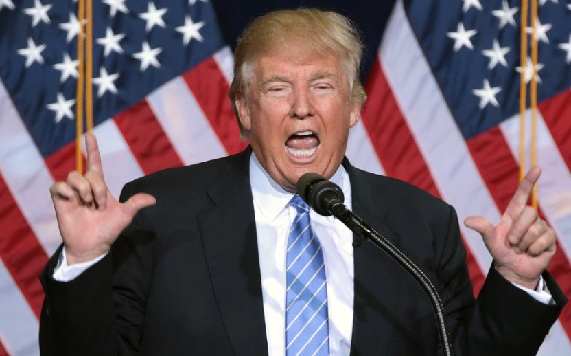 Donald Trump speaking
