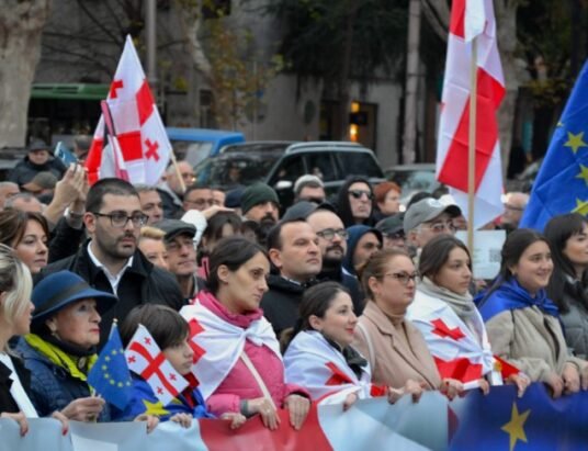 Georgia election law protest
