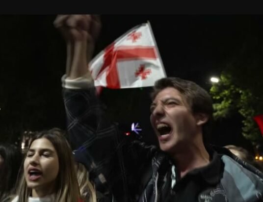 Georgia voting law protest