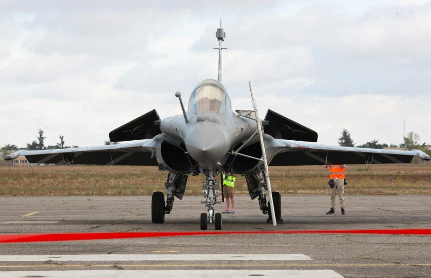 Rafale Marine fighter jet in action