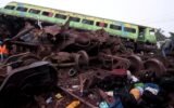 Sahibganj train accident scene debris
