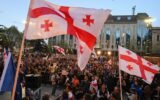 Tbilisi Easter celebration protest