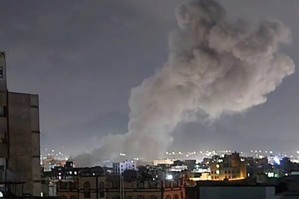 US airstrikes Yemen Sanaa
