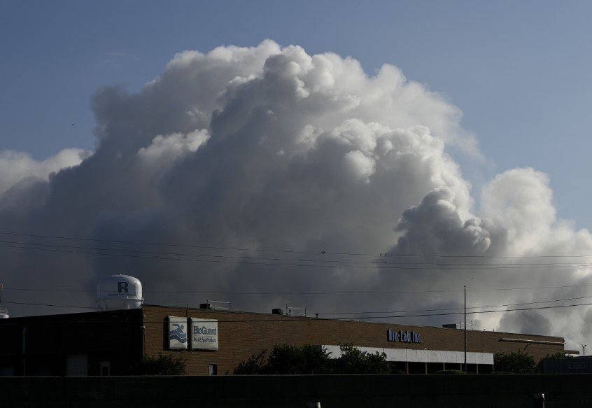 chemical fire at biolab conyers georgia