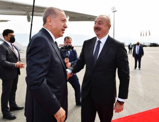 georgia azerbaijan presidential visit airport