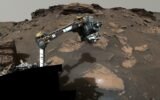 skull-shaped rock mars Perseverance rover