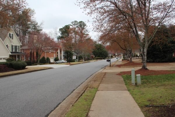 Johns Creek Georgia neighborhood street