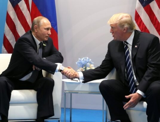 Vladimir Putin and Donald Trump