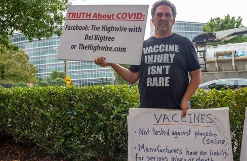 CDC protest outside headquarters Atlanta