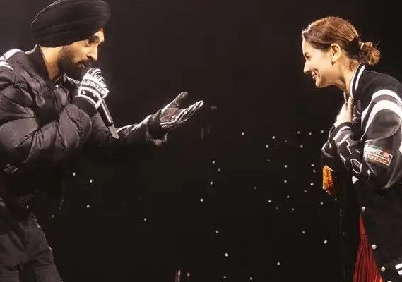 Diljit Dosanjh and Hania Aamir in Sardaar Ji 3 trailer