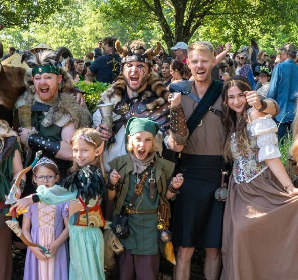 Georgia Renaissance Festival crowd