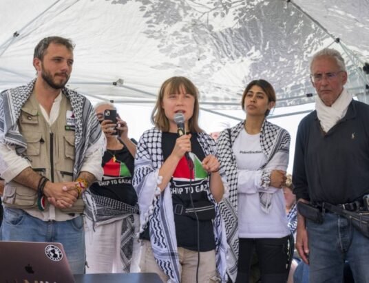 Greta Thunberg Gaza flotilla intercepted