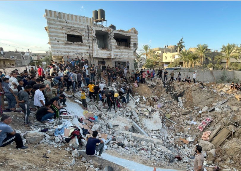 Iranian building airstrike