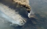 Mount Etna volcano eruption ash plume Sicily